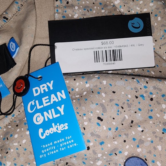 Cookies Sf CHATEAU Fleece Sweatshorts Grey and shirt set - Picture 9 of 12